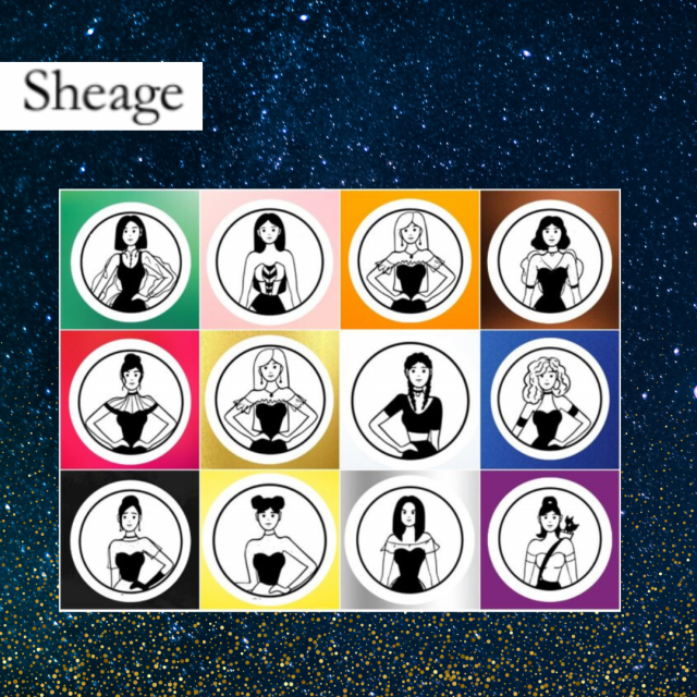 webメディア「Sheage」＜生まれ月別＞ラッキーカラー診断