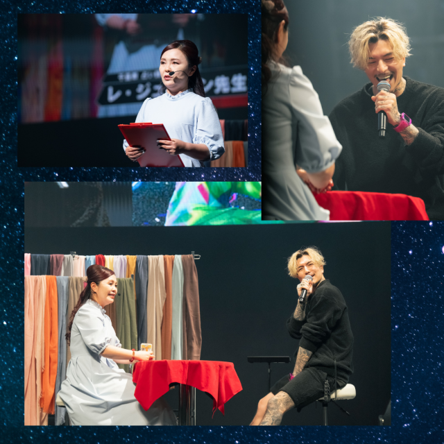 関西最大の美のイベント「御堂筋ビューティコレクション」DJ？Foyさんをステージで占いました